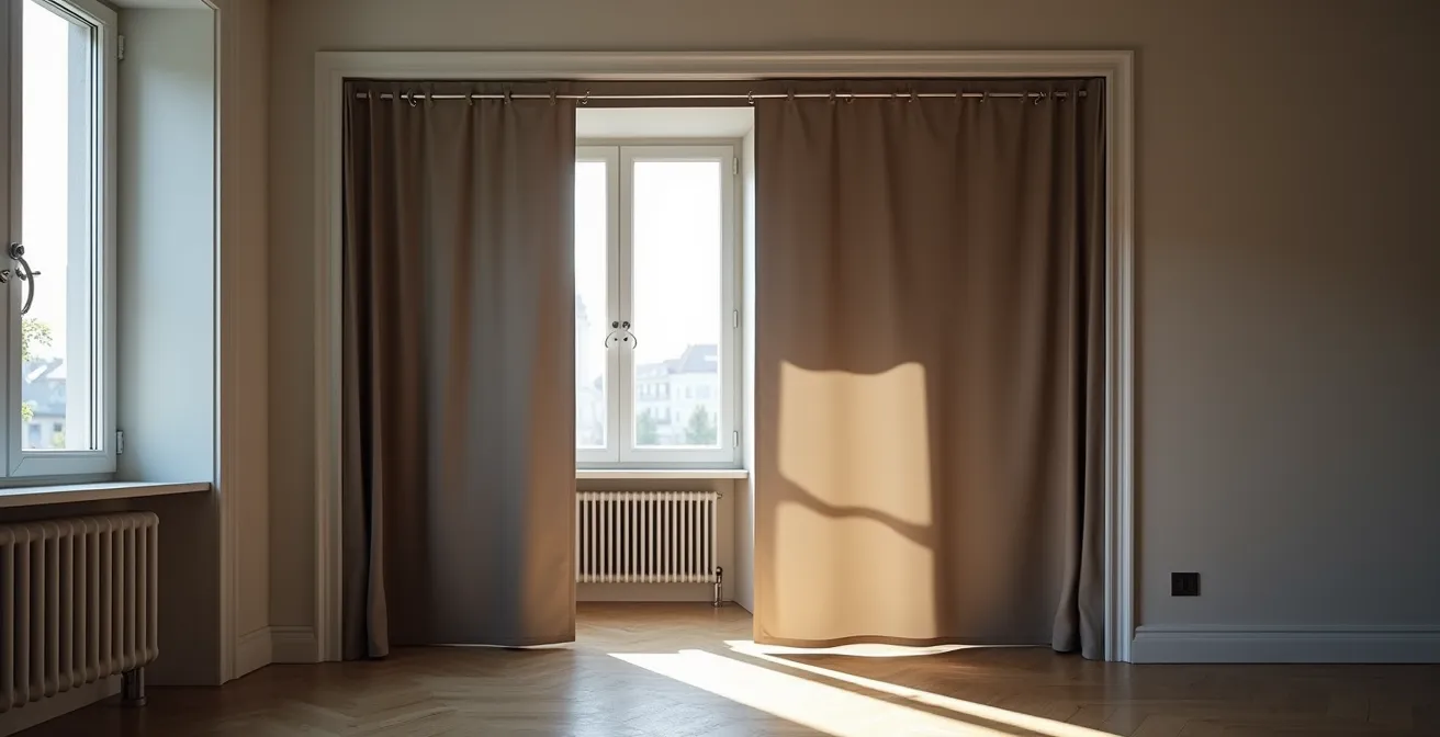 Wandelbarer Arbeitsbereich in Schweizer Wohnung mit modularen Elementen