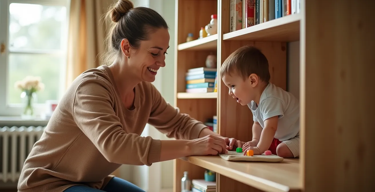 Modulare Möbel die sich verschiedenen Lebensphasen anpassen in Schweizer Wohnung